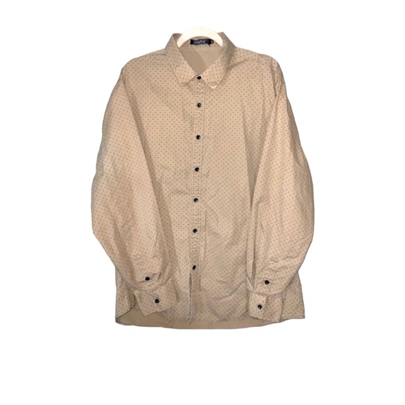 WULFUL Other - WULFUL Men's Long Sleeve Dress Shirts Solid Casual Button Down Sz XXL